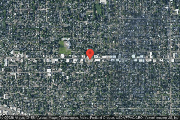 Satellite view of Portland, OR