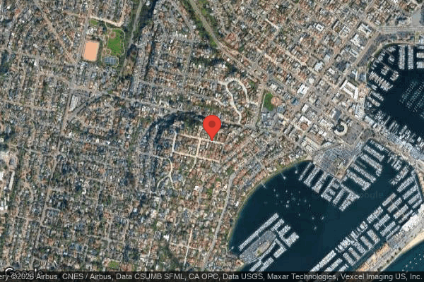 Satellite view of San Diego, CA